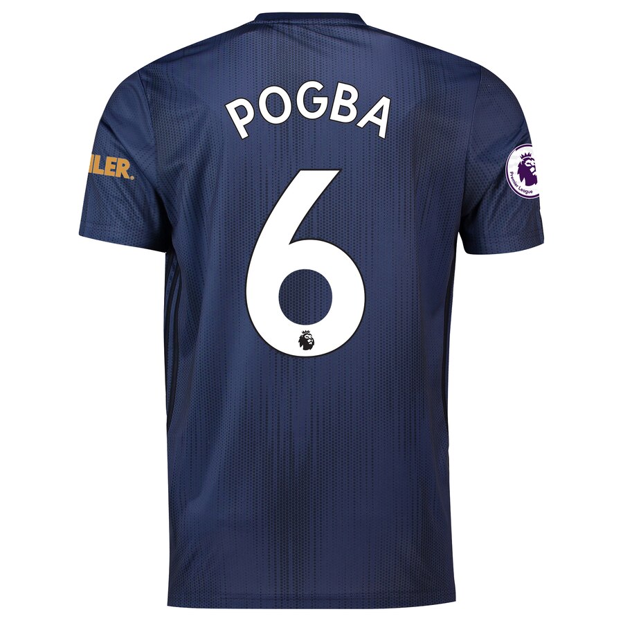 Paul Pogba Manchester United 2018/19 Third Replica Player Jersey – Navy