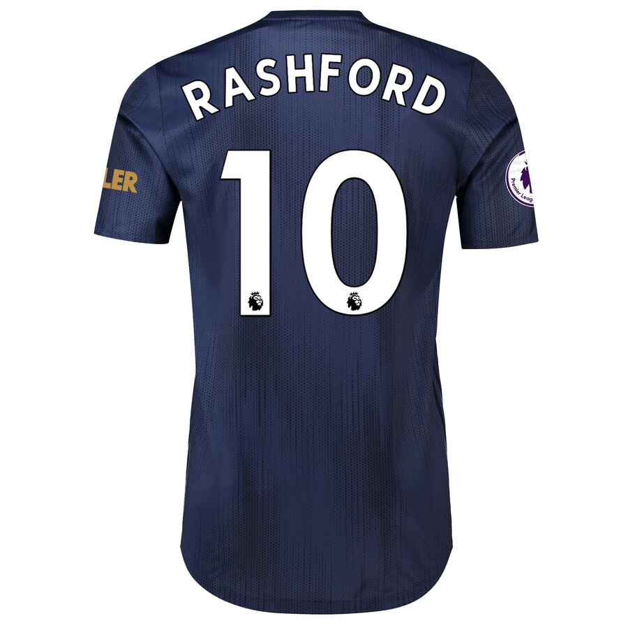 Marcus Rashford Manchester United 2018/19 Third Authentic Player Jersey – Navy