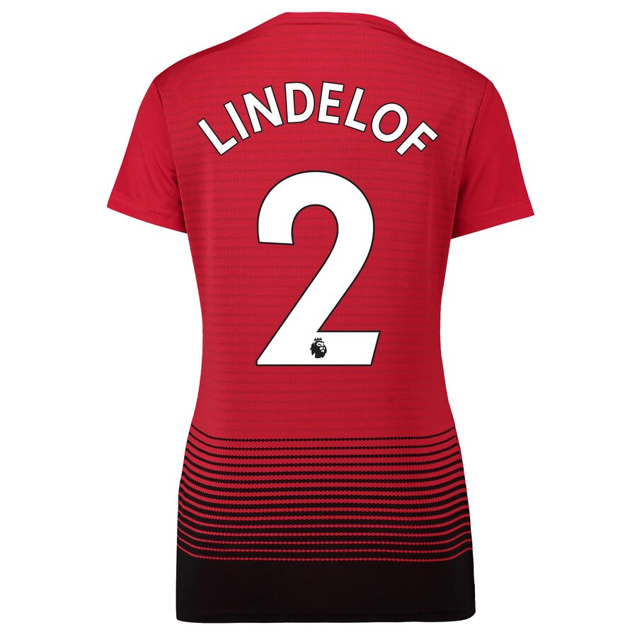 Victor Lindelof Manchester United Women's 18/19 Home Replica Jersey – Red