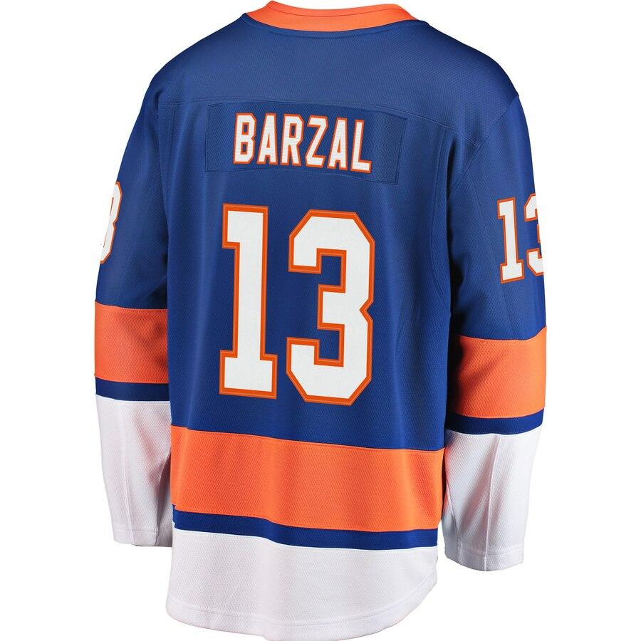 Mathew Barzal 13 New York Islanders Youth Royal Premier Breakaway Player Jersey