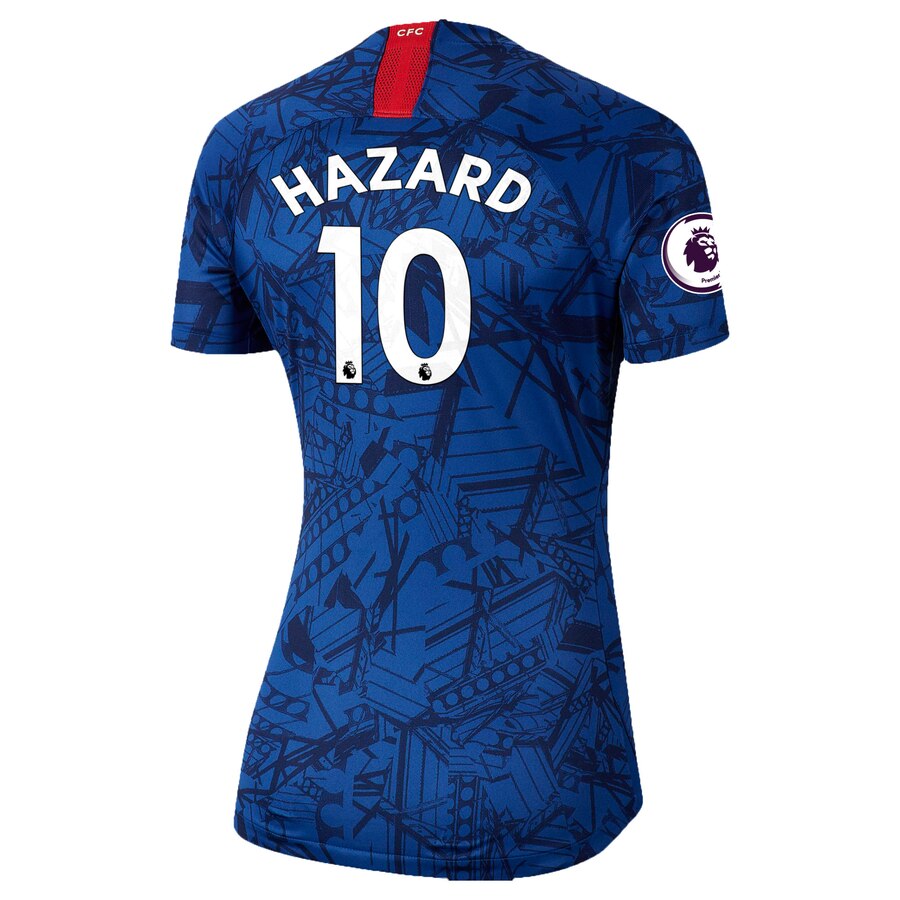 Eden Hazard Chelsea Women's 2019 Home Breathe Stadium Replica Jersey – Blue