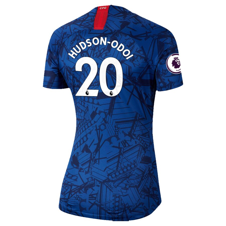 Callum Hudson-Odoi Chelsea Women's 2019 Home Breathe Stadium Replica Jersey – Blue