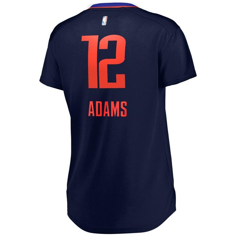 Steven Adams Oklahoma City Thunder Women's Fast Break Replica Jersey - Statement Edition – Navy