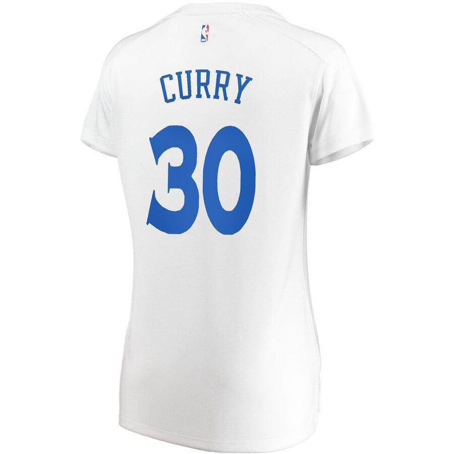 Stephen Curry Golden State Warriors Women's Fast Break Replica Jersey - Association Edition – White
