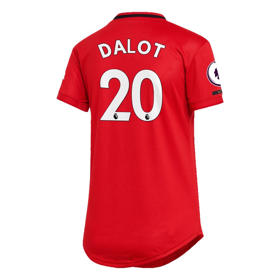 Diogo Dalot Manchester United Women's 2019/20 Home Replica Player Jersey – Red