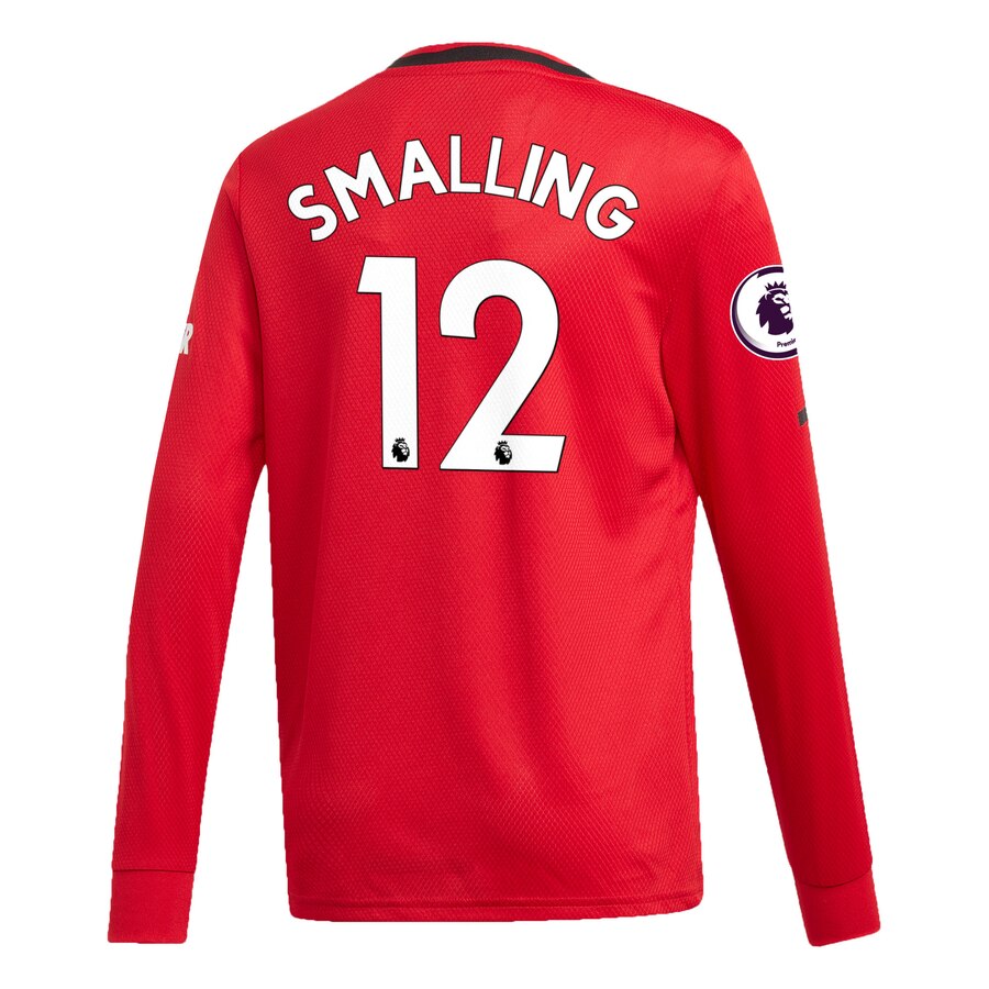 Chris Smalling Manchester United Youth 2019/20 Home Replica Long Sleeve Player Jersey – Red