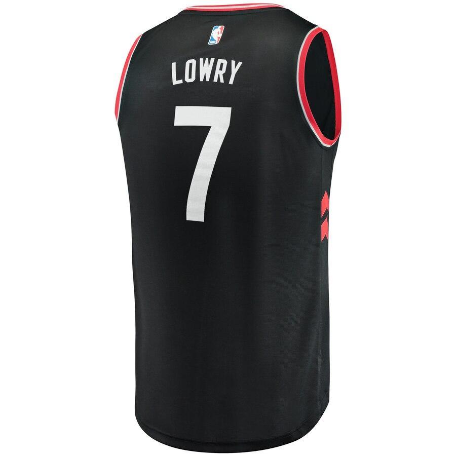 Kyle Lowry Toronto Raptors Youth 2019 NBA Finals Champions Fast Break Replica Player Jersey Black – Statement Edition