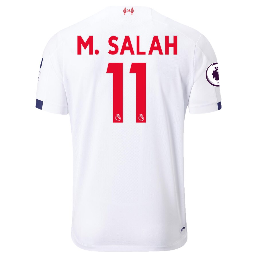 Mohamed Salah Liverpool Youth 2019/20 Away Replica Stadium Player Jersey – White