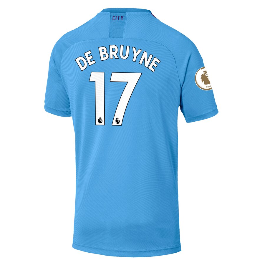 Kevin De Bruyne Manchester City 2019/20 Home Authentic Player Jersey – Light Blue