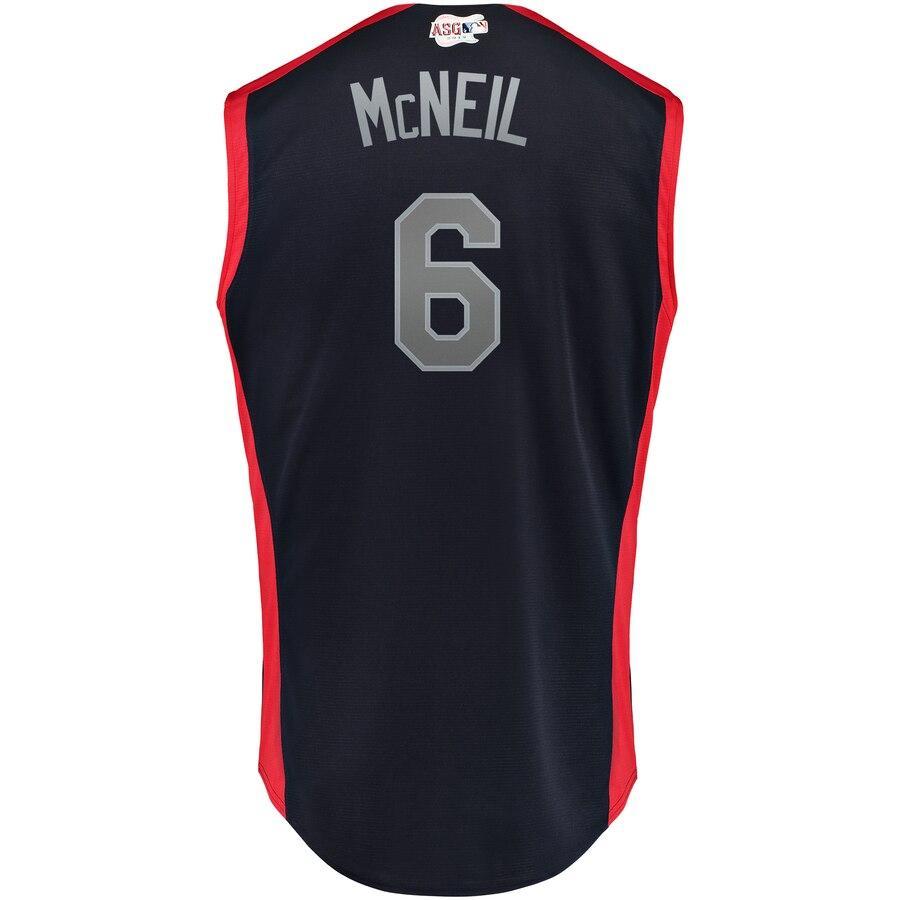 Jeff McNeil 6 National League Navy/Red 2019 MLB All-Star Game Workout Player Jersey