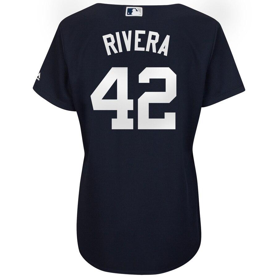 Mariano Rivera 42 New York Yankees Women's Navy 2019 Hall of Fame Cool Base Player Jersey