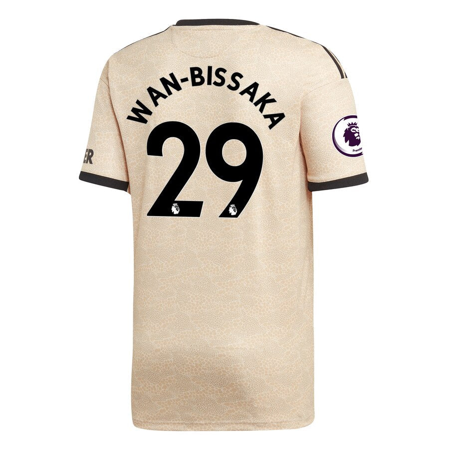 Aaron Wan-Bissaka Manchester United 2019/20 Away Replica Player Jersey - Tan