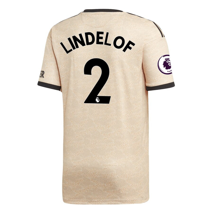 Victor Lindelöf Manchester United Youth 2019/20 Away Replica Player Jersey - Tan