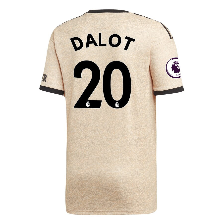 Diogo Dalot Manchester United Youth 2019/20 Away Replica Player Jersey - Tan