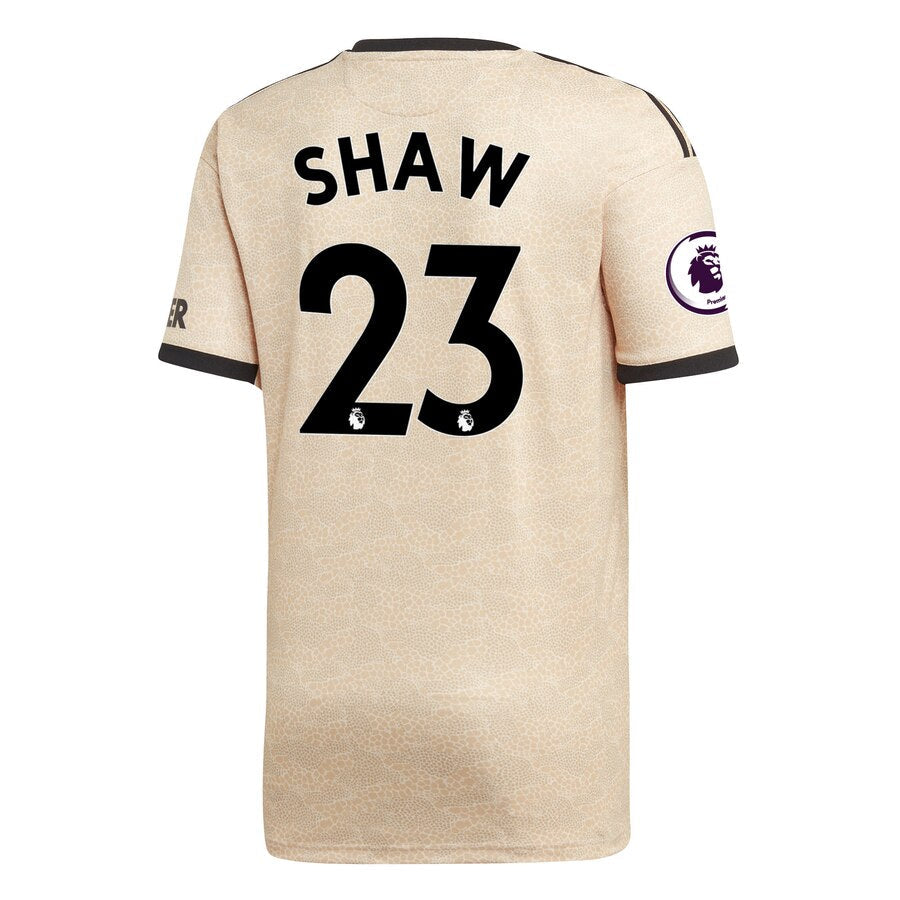 Luke Shaw Manchester United Youth 2019/20 Away Replica Player Jersey - Tan