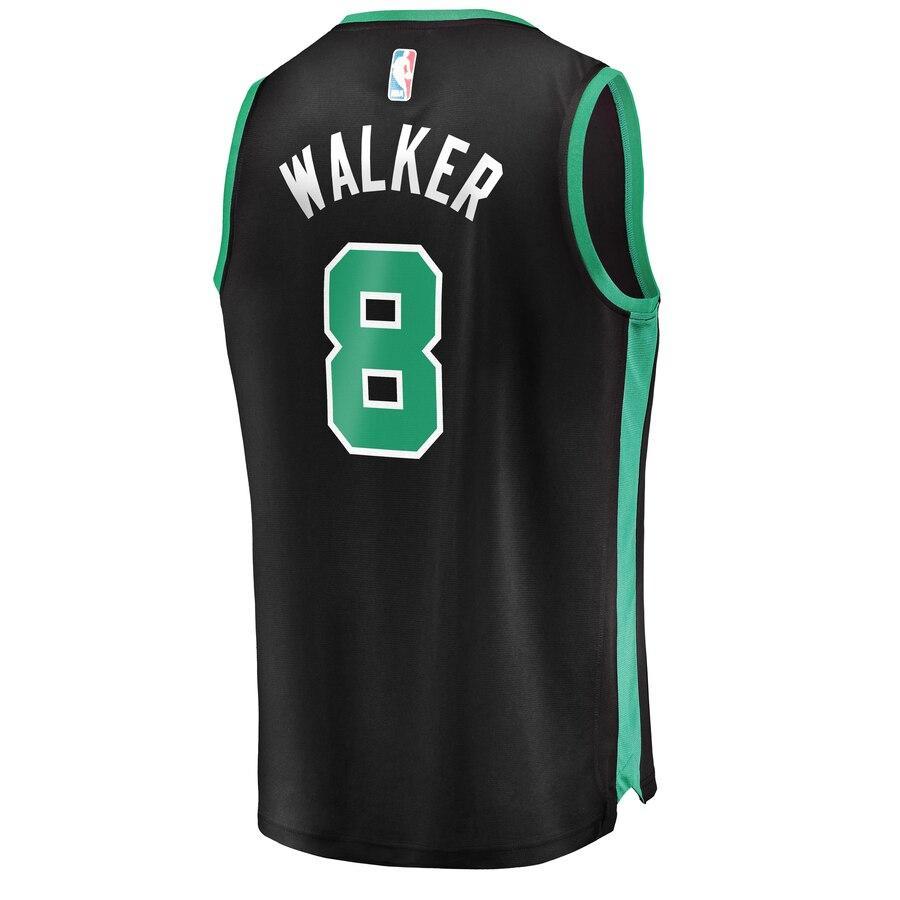 Kemba Walker Boston Celtics Fast Break Replica Player Jersey Black – Statement Edition