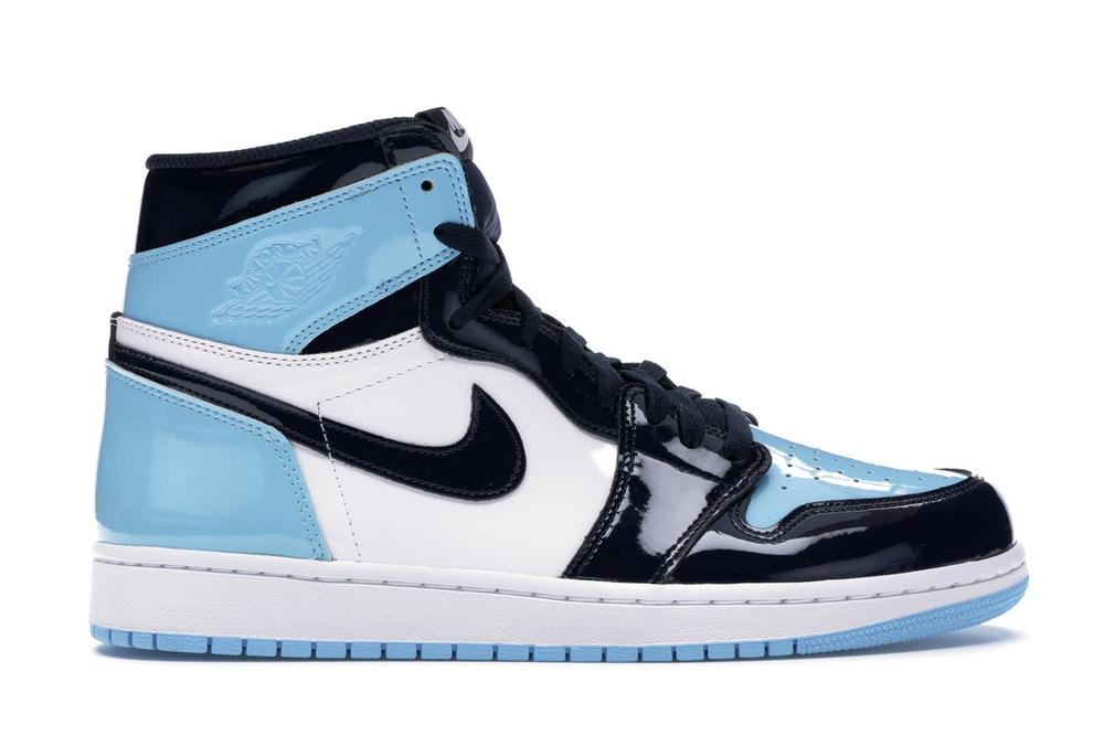 1 Retro Basketball Shoes High UNC Patent