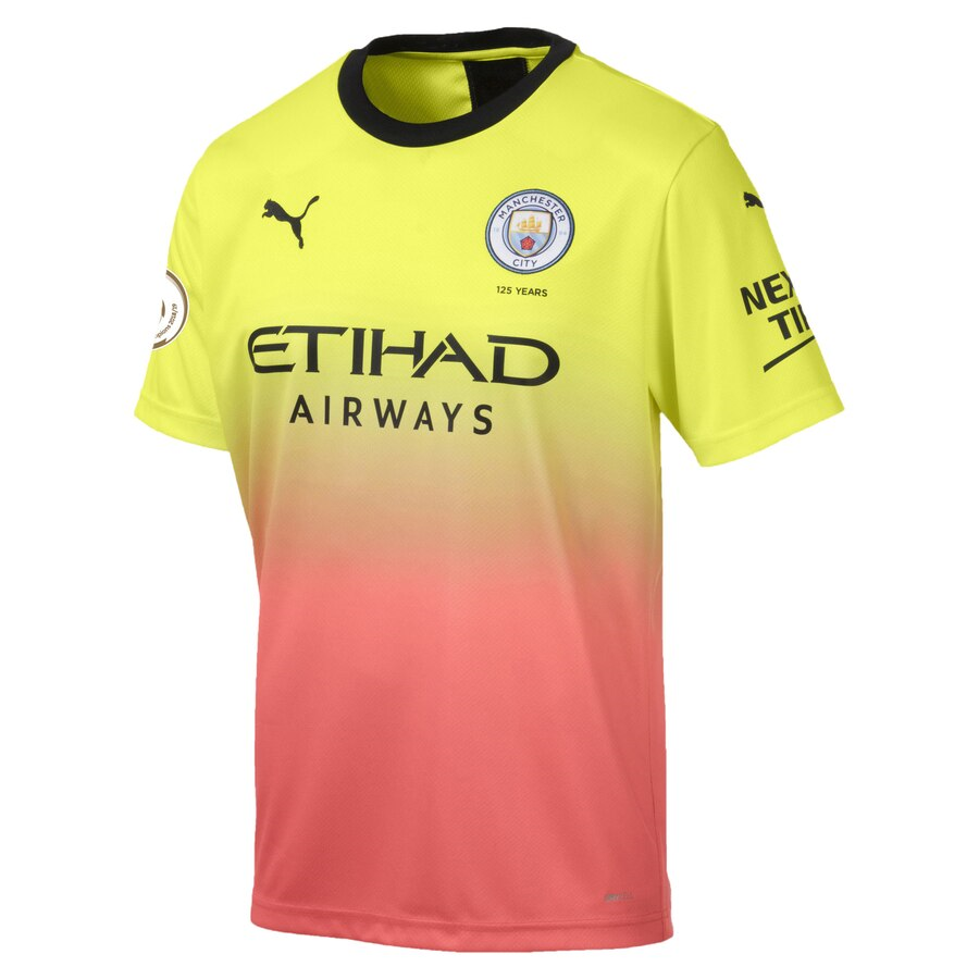 Manchester City 2019/20 Third Replica Blank Jersey – Yellow