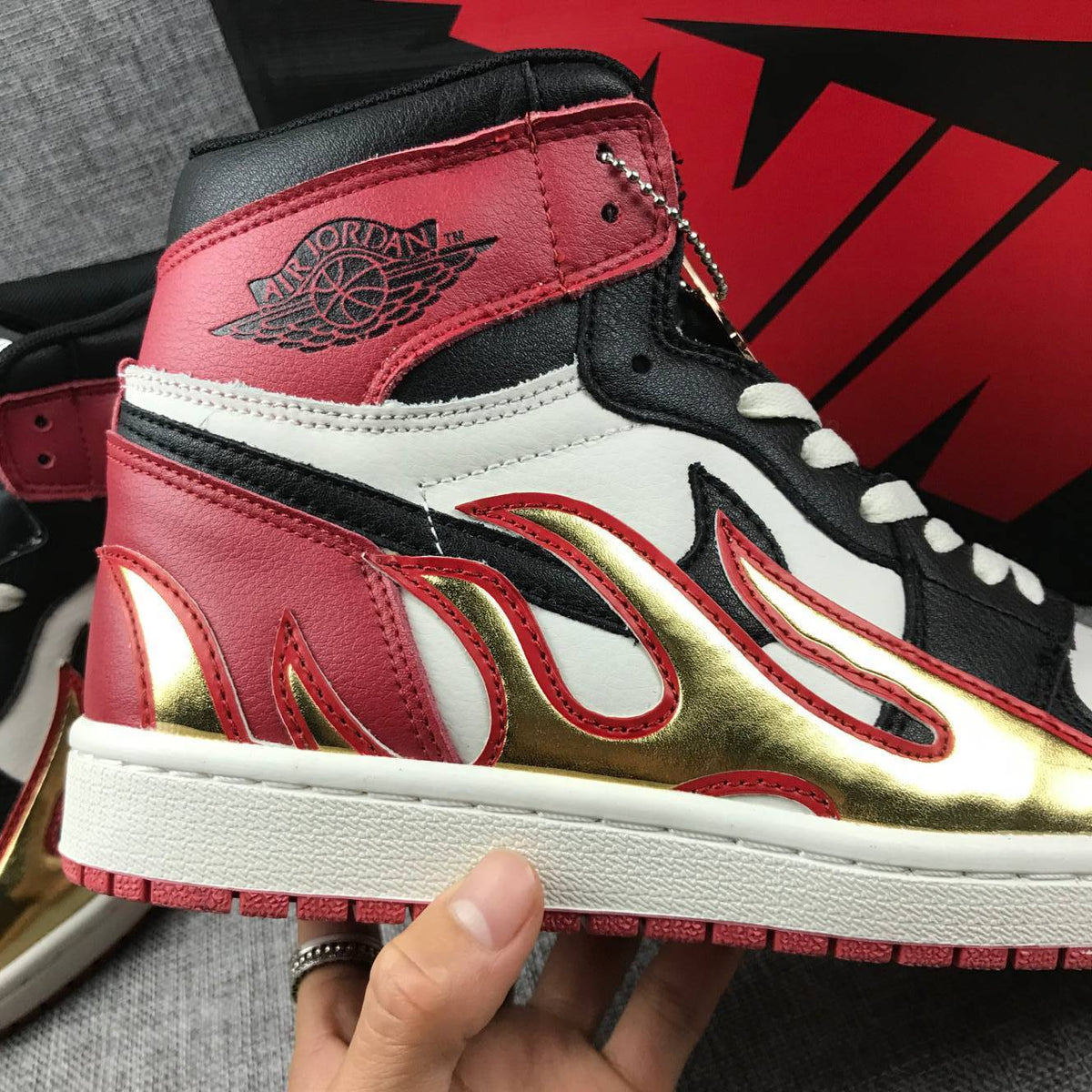 1 Fire Bred Black Toe Limited AJ1
