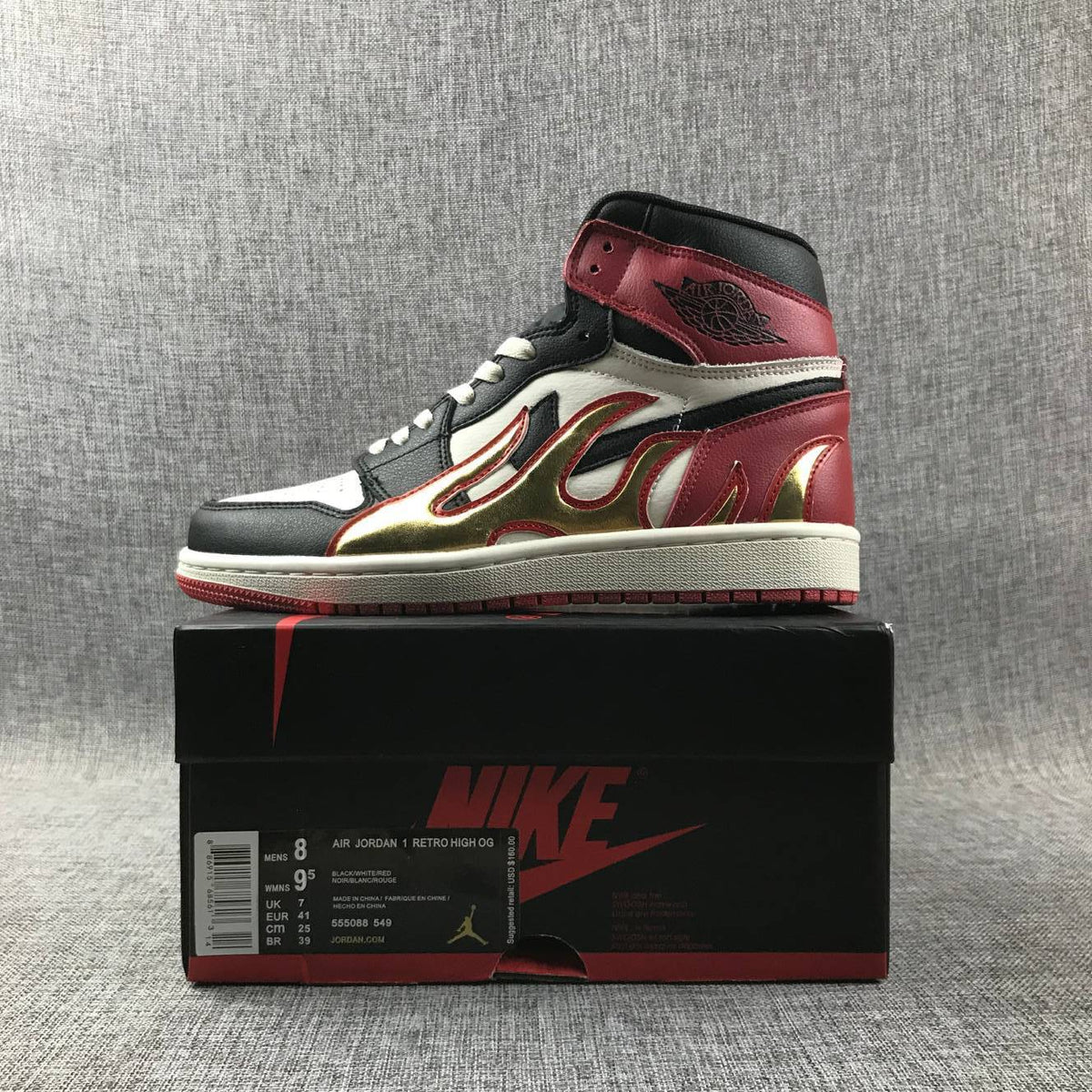 1 Fire Bred Black Toe Limited AJ1