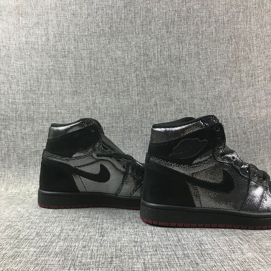 1 Mid Modern Black Silver AJ1
