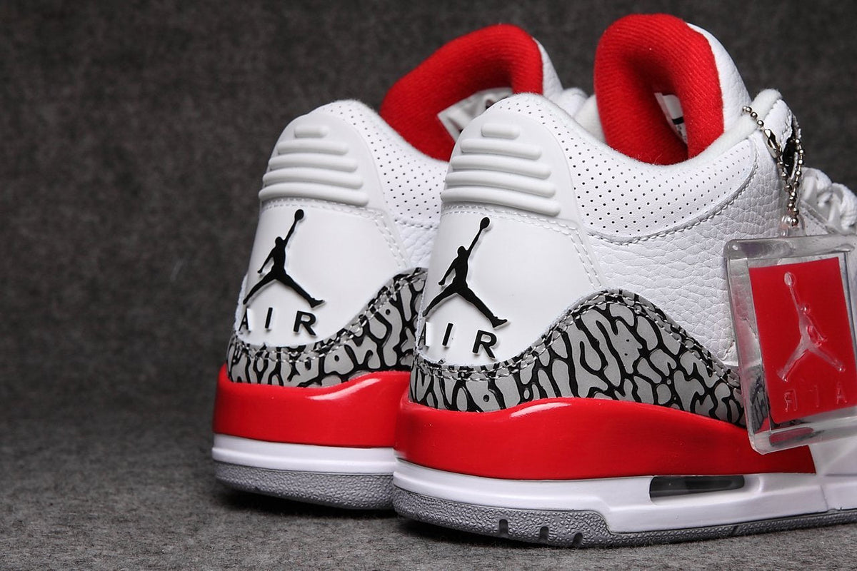 3 White Cement x Orange AJ3
