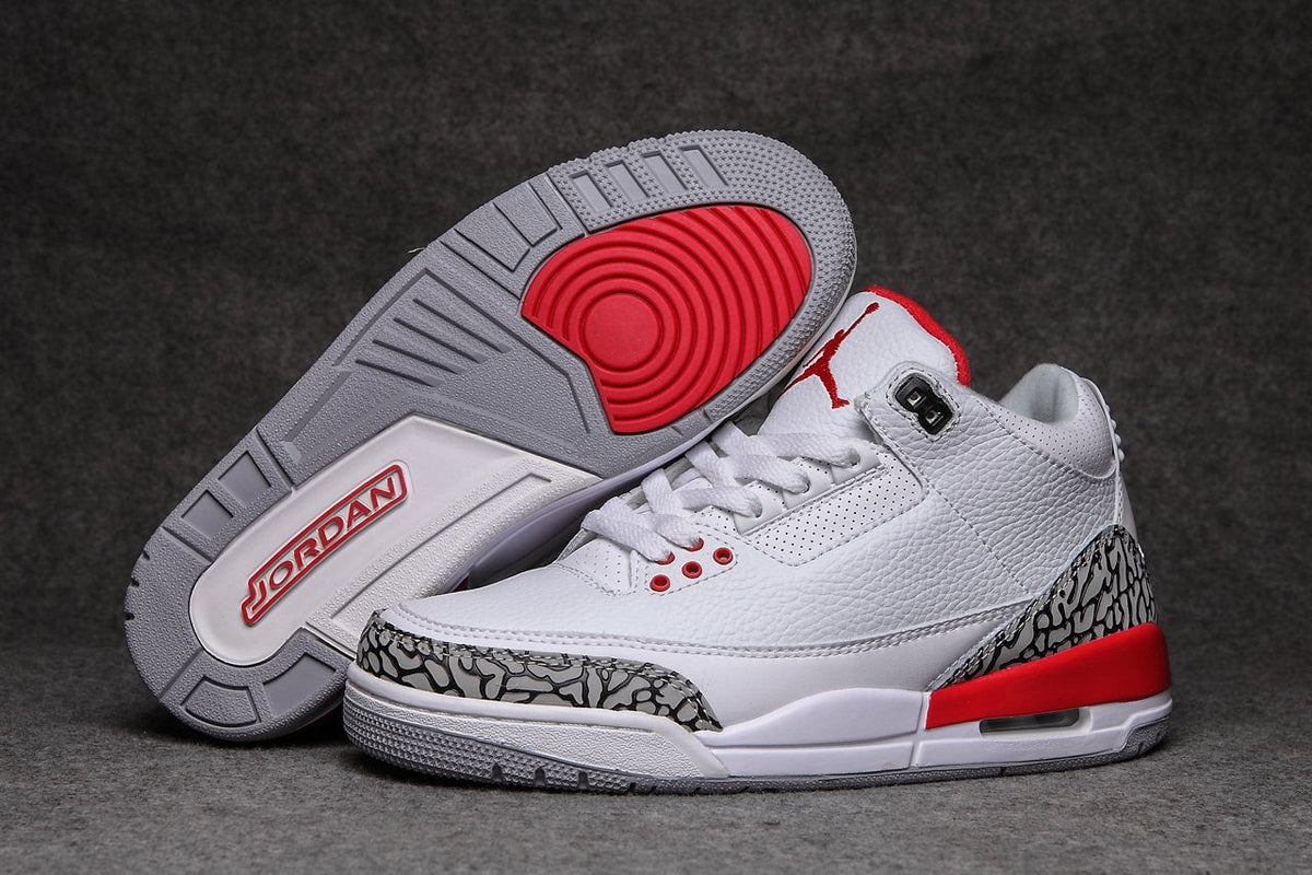3 White Cement x Orange AJ3