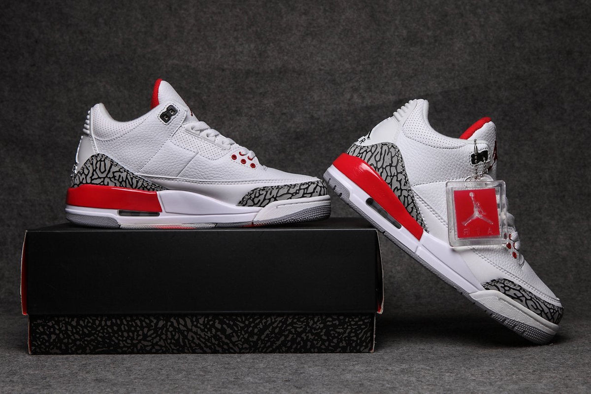 3 White Cement x Orange AJ3