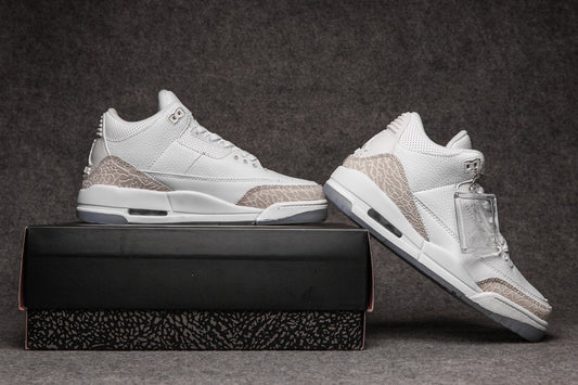3 White Grey Cement AJ3