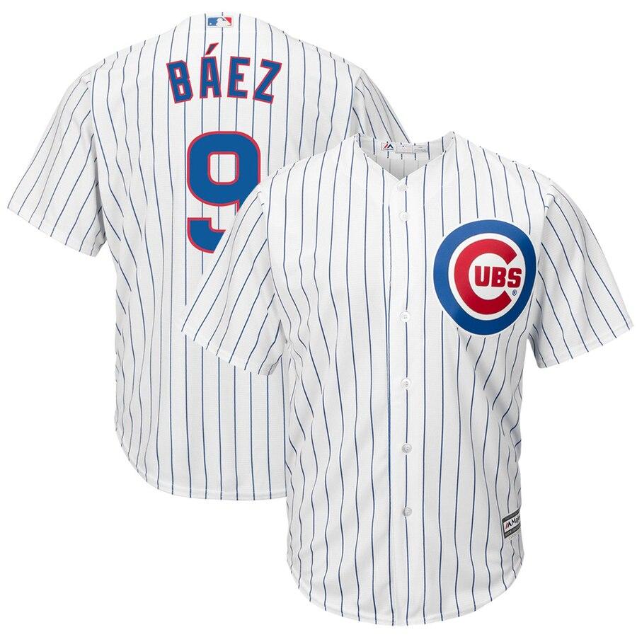Javier Baez Chicago Cubs Away Cool Base Player Replica Jersey