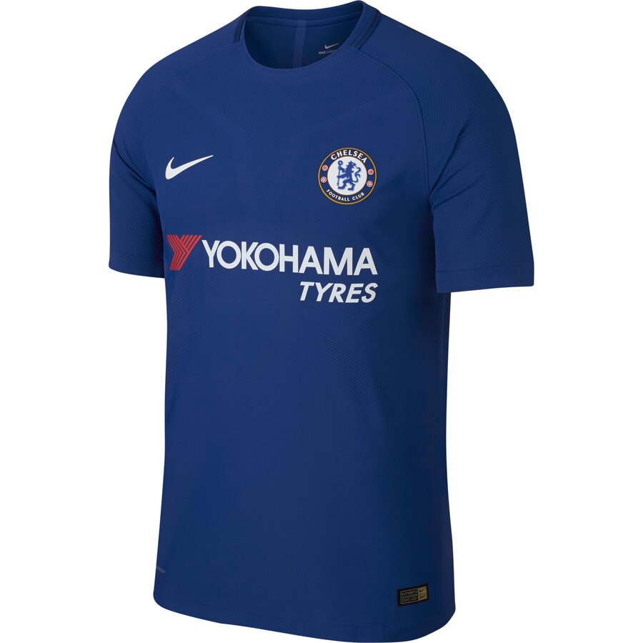 Chelsea 2017/18 Home Authentic Blank Jersey - Blue