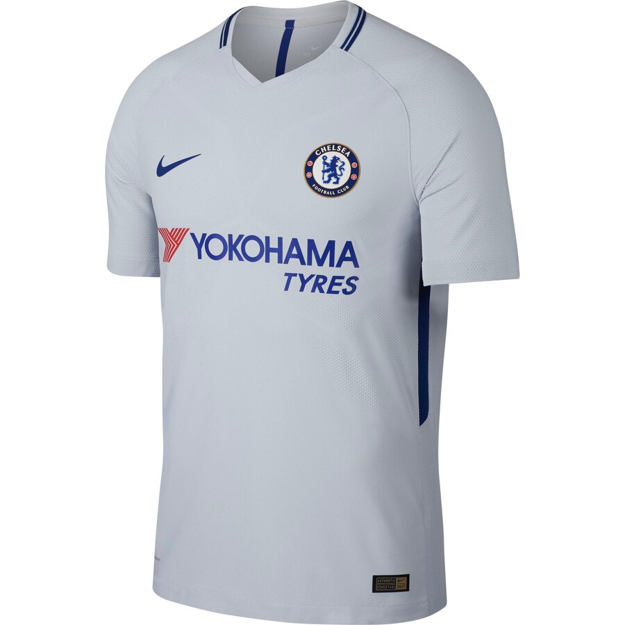 Chelsea 2017/18 Away Authentic Blank Jersey - Gray