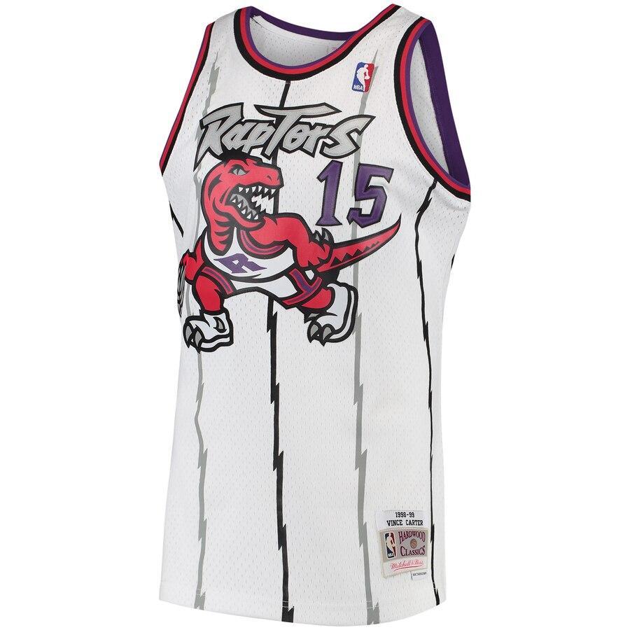 Vince Carter Toronto Raptors 1997-98 Hardwood Classics Swingman Jersey - White