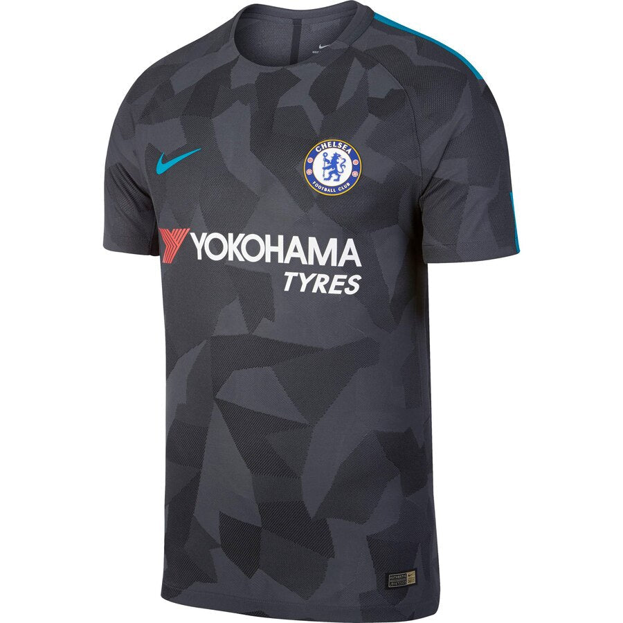 Chelsea 2017/18 Third Authentic Blank Jersey - Anthracite
