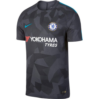 Chelsea 2017/18 Third Authentic Blank Jersey - Anthracite