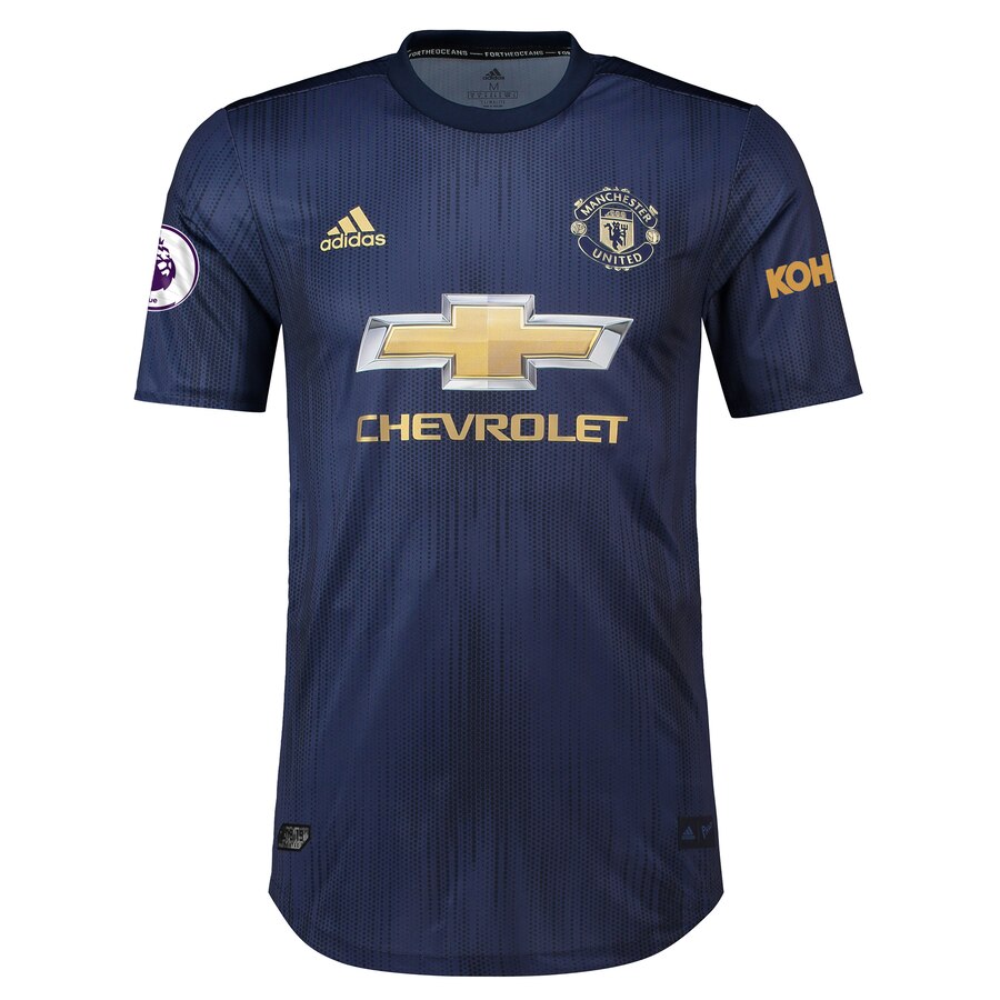 Michael Carrick Manchester United 2018/19 Third Authentic Player Jersey – Navy