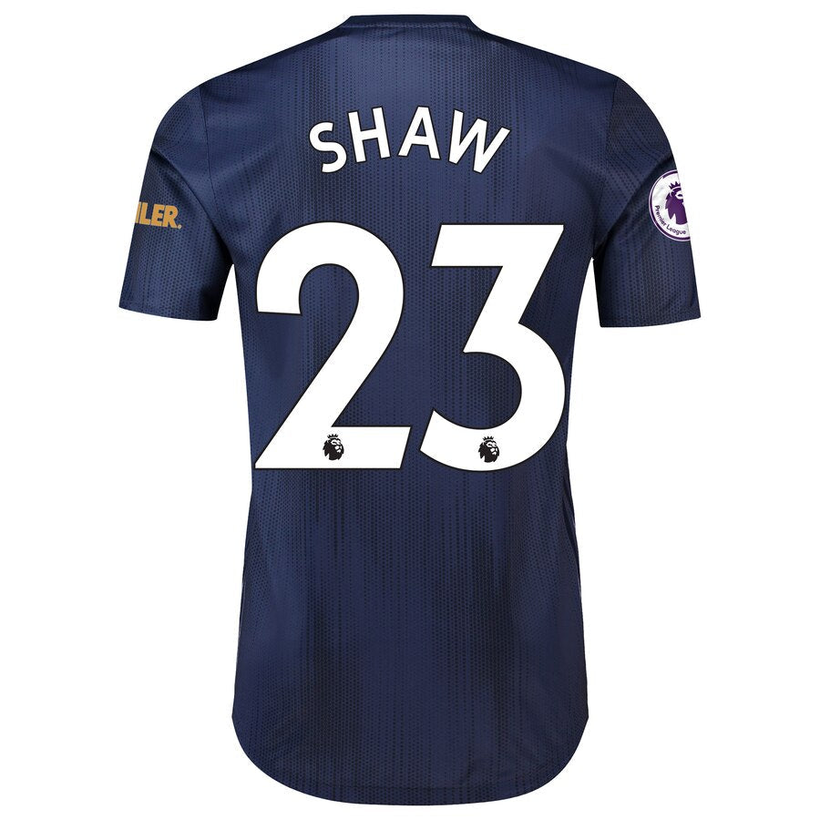 Luke Shaw Manchester United 2018/19 Third Authentic Player Jersey – Navy