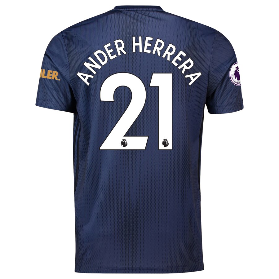 Ander Herrera Manchester United 2018/19 Third Replica Player Jersey – Navy