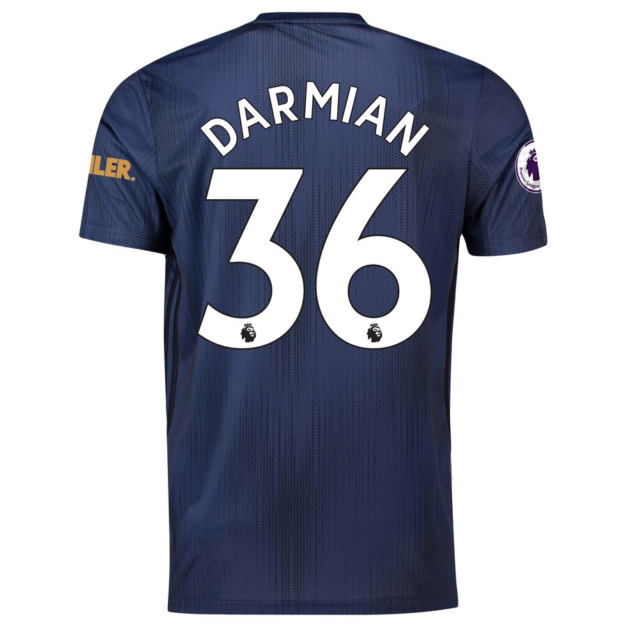 Matteo Darmian Manchester United 2018/19 Third Replica Player Jersey – Navy