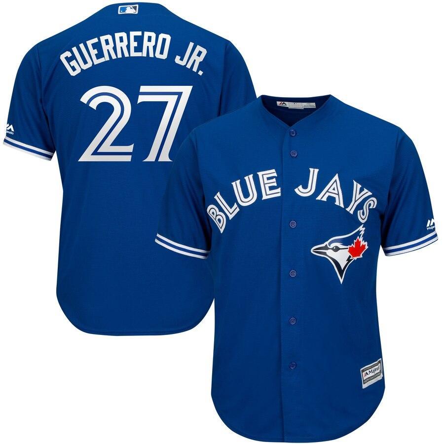 Vladimir Guerrero Jr. 27 Toronto Blue Jays Alternate Official Cool Base Player Jersey - Royal