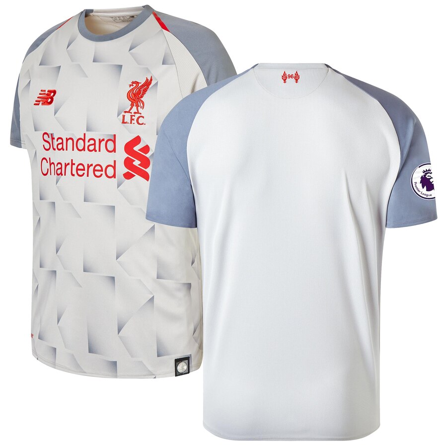 Liverpool 2018/19 Third Replica Patch Jersey – Gray