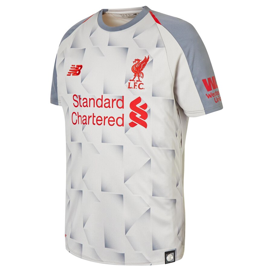 Liverpool 2018/19 Third Replica Patch Jersey – Gray