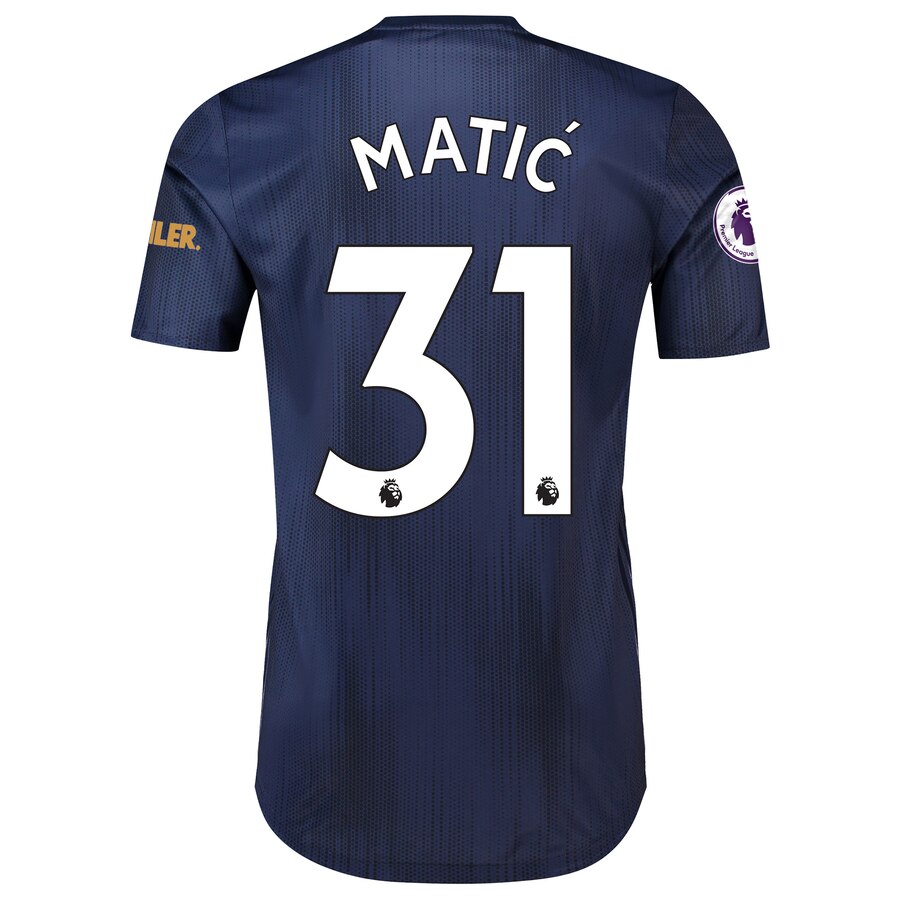 Nemanja Matic Manchester United 2018/19 Third Authentic Player Jersey – Navy