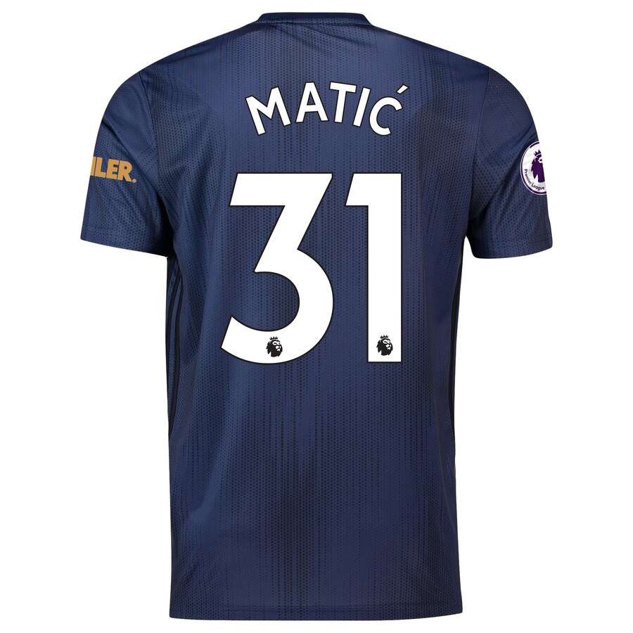 Nemanja Matic Manchester United 2018/19 Third Replica Player Jersey – Navy