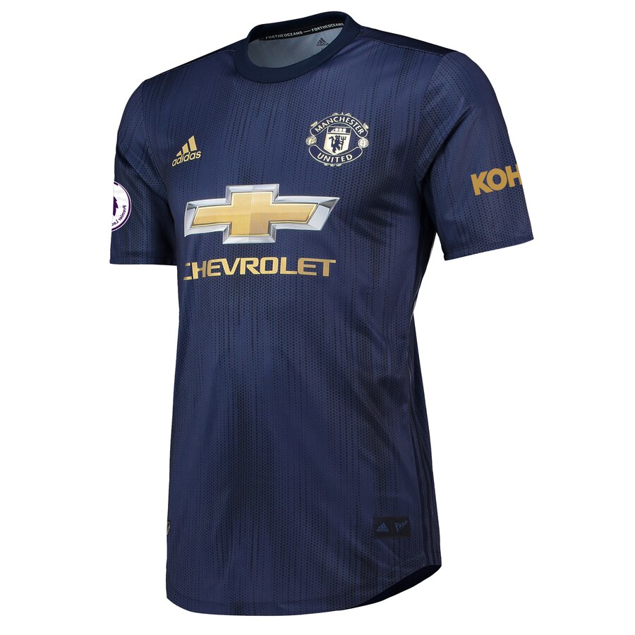 Marcus Rashford Manchester United 2018/19 Third Authentic Player Jersey – Navy