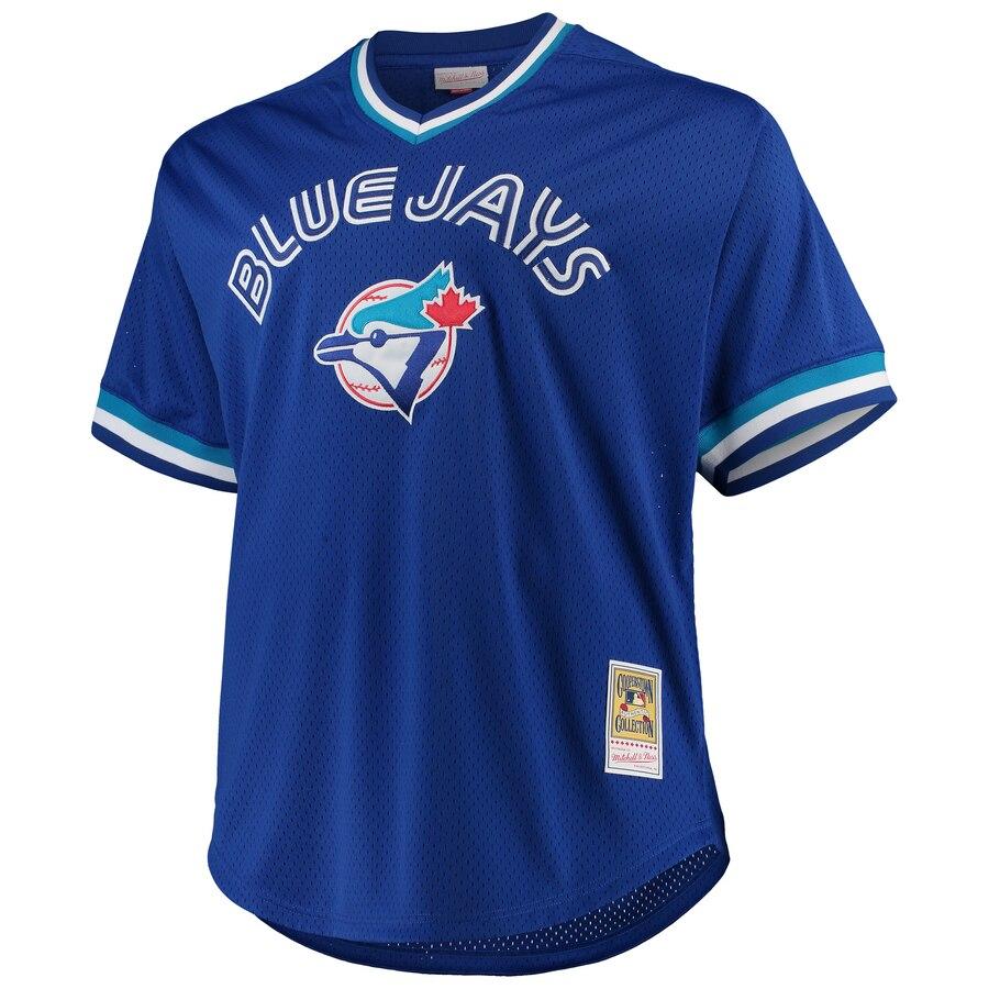 Joe Carter Toronto Blue Jays Royal Big & Tall Cooperstown Collection Mesh Batting Practice Jersey