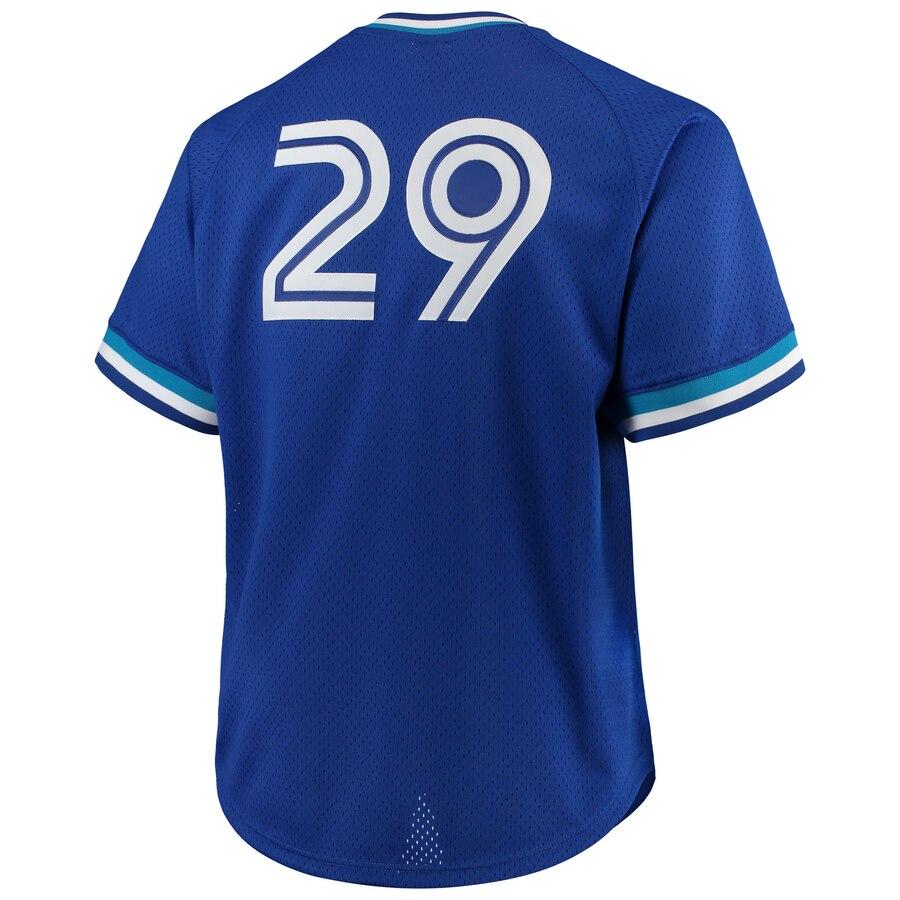 Joe Carter Toronto Blue Jays Royal Big & Tall Cooperstown Collection Mesh Batting Practice Jersey
