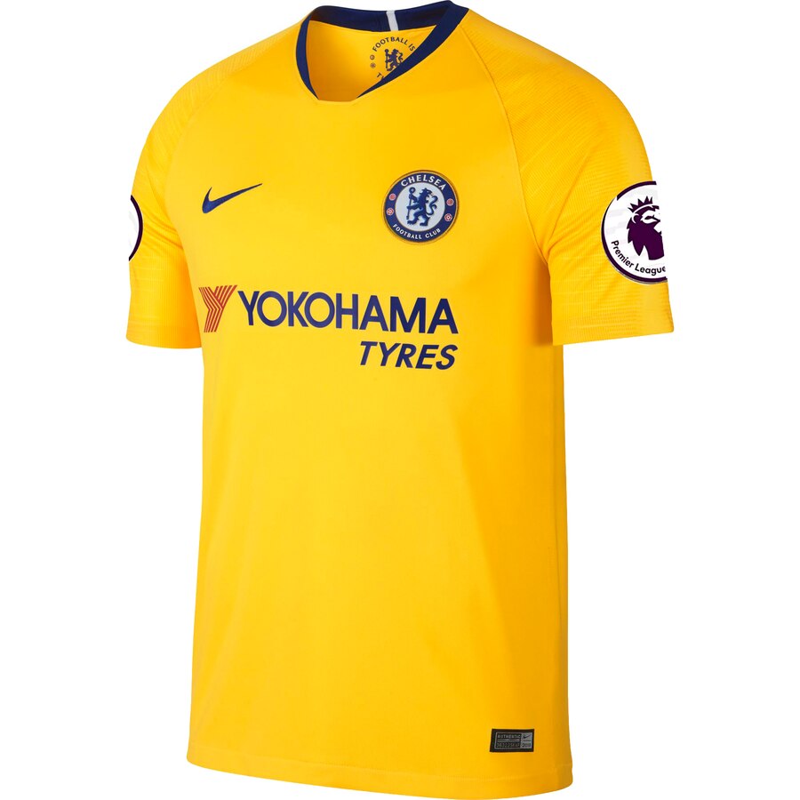 Chelsea 2018/19 Away Stadium Replica Patch Jersey – Yellow