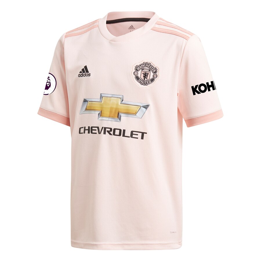 Manchester United 2018/19 Away Authentic Patch Jersey – Coral