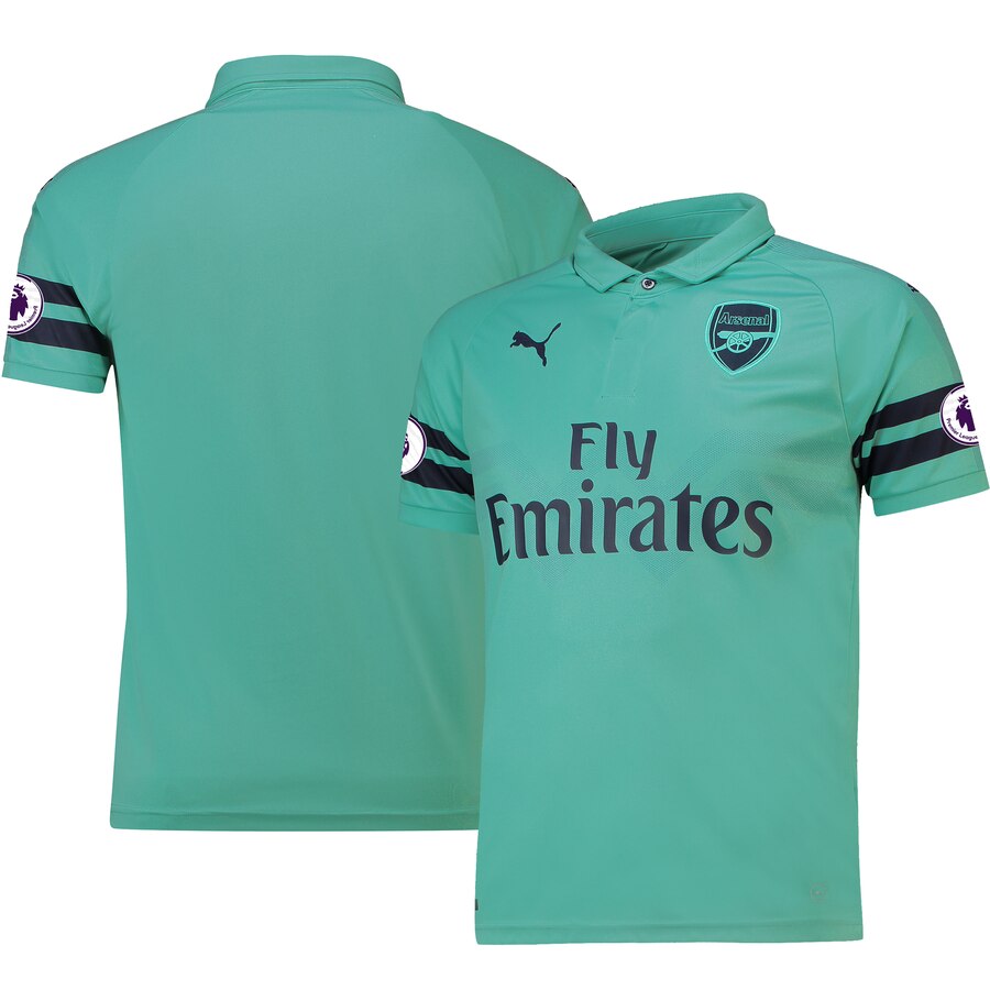 Arsenal 2018/19 Third Replica Patch Jersey - Aqua